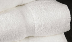 Standard Textile Bath Sheet Euro Touch 35 X 68 Inch Cotton White Reusable