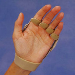 Patterson Medical Supply Ulnar Deviation Splint Polycentric Hinged Kydex® / Foam Left Hand Beige Medium