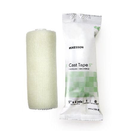 Cast Tape McKesson 5 Inch X 12 Foot Fiberglass White - M-733700-2599 ...