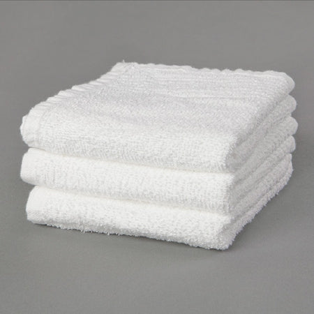 Standard Textile Washcloth White Reusable