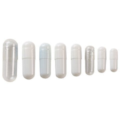 Apothecary Products Empty Gel Capsule Size 2, Clear