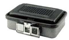 V. Mueller Instrument Container Genesis® Solid Bottom / Quarter Length Hard Coat Anodized Aluminum 3.5 X 7.6 X 11.6 Inch - M-735414-2660 - Each