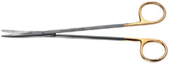 V. Mueller Dissecting Scissors Diamond-Edges Metzenbaum 7 Inch Length Surgical Grade Stainless Steel / Tungsten Carbide NonSterile Finger Ring Handle Curved Blunt Tip / Blunt Tip - M-735645-1857 - Each