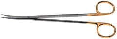 V. Mueller Dissecting Scissors Diamond-Edges Metzenbaum 7 Inch Length Surgical Grade Stainless Steel / Tungsten Carbide NonSterile Finger Ring Handle Curved Sharp Tip / Sharp Tip - M-735646-3436 - Each