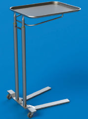 Future Health Concepts Mayo Instrument Stand Mayo Tray U-Shaped Base 39.5 - 62 Inch 21.25 Inch