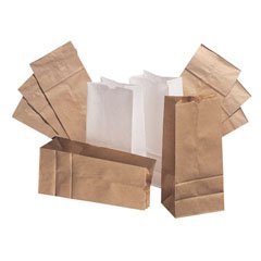 Lagasse Grocery Bag General White Paper #4 - M-736538-2228 - Pack of 500