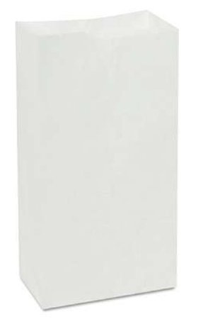 Lagasse Grocery Bag General White Paper #6 - M-736539-2313 - Pack of 500