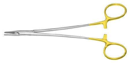 Miltex Needle Holder 7 Inch Length Curved, Serrated Jaw - M-737826-4450 - Each