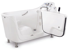 Invacare Side Entry Whirlpool Tub TheraPure™ White Fiberglass