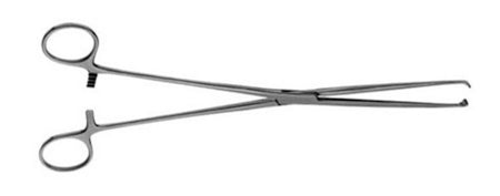 V. Mueller Tissue Forceps V. Mueller® Allis 10 Inch Length Surgical Grade Stainless Steel NonSterile Ratchet Lock Finger Ring Handle Straight 5 X 6 Teeth - M-738096-3869 - Each