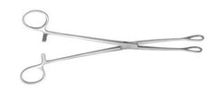 V. Mueller Sponge Forceps V. Mueller® Foerster 9-3/4 Inch Length Straight Serrated - M-738120-3746 - Each