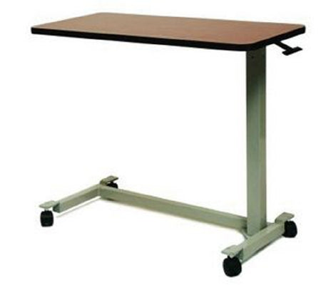 Graham-Field Overbed Table Low Height Non-Tilt Automatic Spring Assisted Lift 21 to 32 Inch Height Range