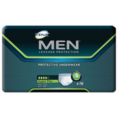 Essity HMS North America Inc Male Adult Absorbent Underwear TENA® MEN™ Pull On with Tear Away Seams Medium / Large Disposable Moderate Absorbency - M-738749-3620 - Bag of 16