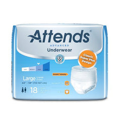 Attends Healthcare Products Unisex Adult Absorbent Underwear Attends® Advanced Pull On with Tear Away Seams Large Disposable Heavy Absorbency - M-738816-2984 - Case of 72