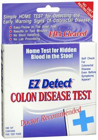 Biomerica Inc Rapid Test Kit EZ Detect™ Colorectal Cancer Screening Fecal Occult Blood Test (FOBT) Stool Sample 5 Tests