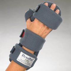 Patterson Medical Supply Finger Flex Splint DynaPro™ Adult Medium Hook and Loop Strap Closure Gray