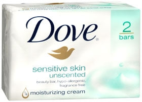 Unilever Soap Dove® Sensitive Skin Bar 4.25 oz. Individually Wrapped Unscented