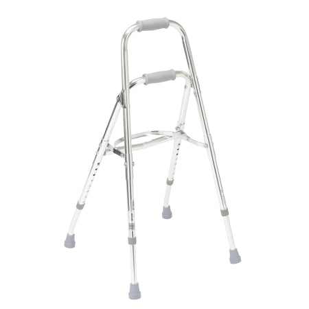 Drive Medical Side Step Folding Walker Adjustable Height drive™ Hemi Aluminum Frame 300 lbs. Weight Capacity 29-1/2 to 37 Inch Height