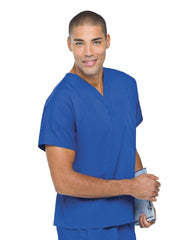 Landau Uniforms Scrub Shirt Medium Wine 1 Pocket Dolman Sleeve Unisex