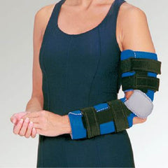 Patterson Medical Supply Elbow Orthosis Flex Cuff Small Hook and Loop Straps Left or Right Arm 8 to 10 Inch Circumference X 21-1/2 Inch