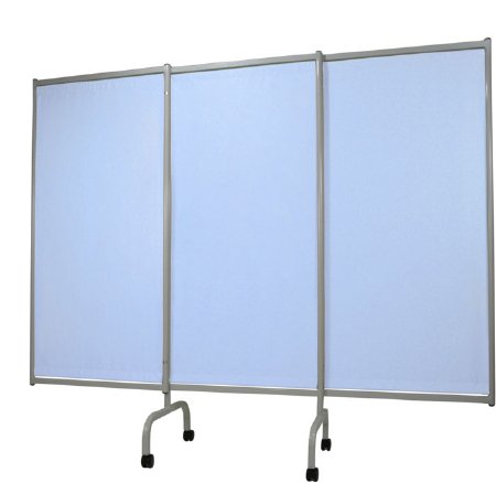 Winco Privacy Screen Privess™ Elite Folding 3-Panel Aluminum / Vinyl