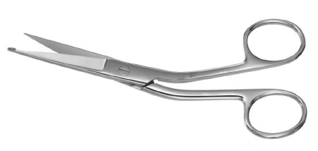 Bandage Scissors Padgett® Pantzer 5-1/2 Inch Length Surgical Grade Stainless Steel NonSterile Finger Ring Handle Side Curved Blade Sharp Tip / Blunt Tip
