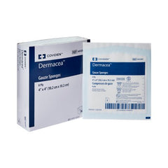 Cardinal Gauze Sponge Dermacea™ Cotton 8-Ply 4 X 4 Inch Square Sterile