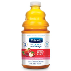 Kent Precision Foods Thickened Beverage Thick-It® Clear Advantage® 64 oz. Bottle Apple Flavor Ready to Use Nectar Consistency