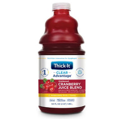 Kent Precision Foods Thickened Beverage Thick-It® Clear Advantage® 64 oz. Bottle Cranberry Flavor Ready to Use Honey Consistency