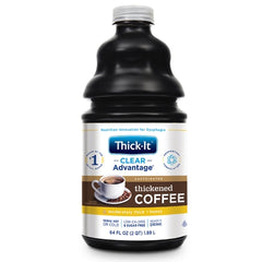 Kent Precision Foods Thickened Beverage Thick-It® Clear Advantage® 64 oz. Bottle Coffee Flavor Ready to Use Honey Consistency