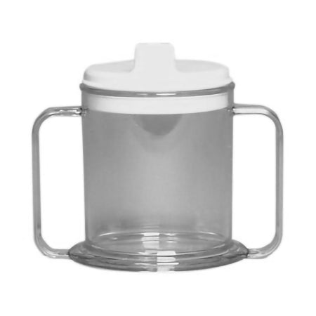 Maddak Drinking Mug Ableware® 8 oz. Clear Plastic Reusable