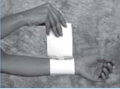 Scott Specialties Wrist Support Wraparound / Wristlet Elastic Left or Right Wrist Black Medium