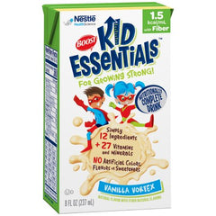 Nestle Healthcare Nutrition Pediatric Oral Supplement / Tube Feeding Formula Boost® Kid Essentials™ 1.5 with Fiber Vanilla Vortex Flavor 8 oz. Tetra Brik® Ready to Use