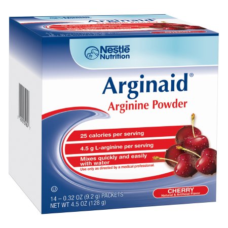 Nestle Healthcare Nutrition Arginine Supplement Arginaid® Cherry Flavor .32 oz. Individual Packet Powder