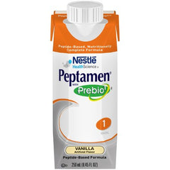 Nestle Healthcare Nutrition Oral Supplement / Tube Feeding Formula Peptamen® with Prebio 1™ Vanilla Flavor Ready to Use 250 mL Carton
