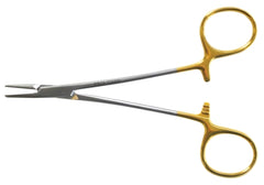 BR Surgical Needle Holder 5 Inch Length Cross Serrated Jaw Finger Ring Handle - M-746968-4738 - Each