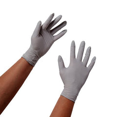 O&M Halyard Inc Exam Glove STERLING® Medium NonSterile Nitrile Standard Cuff Length Textured Fingertips Gray Chemo Tested - M-747112-1168 - Case of 2000