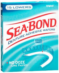 Combe Inc Denture Adhesive Sea•Bond® Wafer 15 per Box