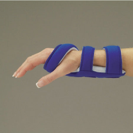 DeRoyal Volar Wrist Splint LMB Air-Soft™ Aluminum Left Hand Blue Small