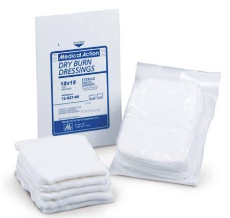 Medical Action Industries Burn Dressing Medical Action Mesh Gauze 10-Ply 18 X 18 Inch Square Sterile