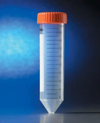 Fisher Scientific Corning® CentriStar Centrifuge Tube Conical Bottom Plain 29.1 X 114.4 mm 50 mL Orange Screw Cap Polypropylene Tube