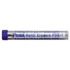 Pentel® Eraser Refill for Pentel PD and A40 Mechanical Pencils, 5/Tube