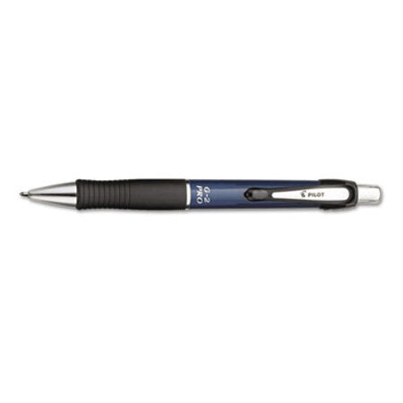 Pilot® G2 Pro Retractable Gel Pen, Fine 0.7mm, Black Ink, Blue Barrel