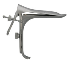 BR Surgical Vaginal Speculum BR Surgical Graves NonSterile Floor Grade Stainless Steel X-Large Double Blade Duckbill Reusable Without Light Source Capability - M-761129-3830 - Each