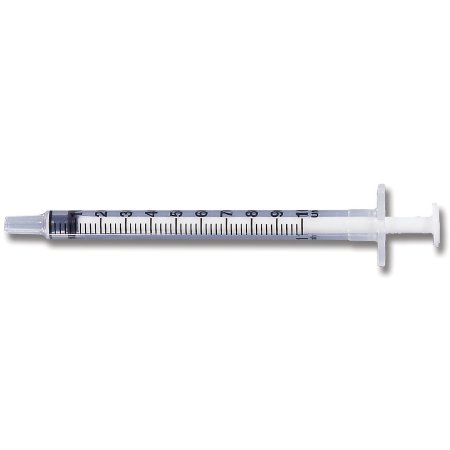 Becton Dickinson General Purpose Syringe BD™ 3 mL Blister Pack Luer Slip Tip Without Safety - M-761270-4711 - Case of 800