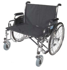 Drive Medical Bariatric Wheelchair drive™ Sentra EC Full Length Arm Removable Padded Arm Style Black Upholstery 26 Inch Seat Width 700 lbs. Weight Capacity