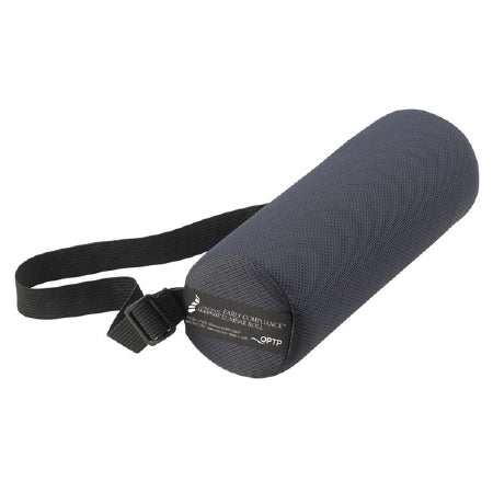 OPTP Lumbar Positioning Roll The Original McKenzie® Early Compliance™ 11 D X 3-3/4 OD Inch Foam Hook and Loop Strap Fastening