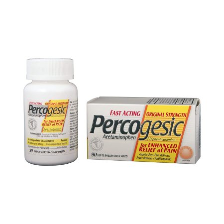 Medtech Laboratories Allergy Relief Percogesic® 325 mg - 12.5 mg Strength Tablet 90 per Bottle
