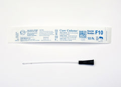 Cure Medical Urethral Catheter Cure Catheter™ Straight Tip Uncoated PVC 10 Fr. 6 Inch