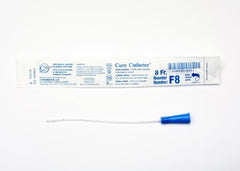 Cure Medical Urethral Catheter Cure Catheter™ Straight Tip Uncoated PVC 8 Fr. 6 Inch